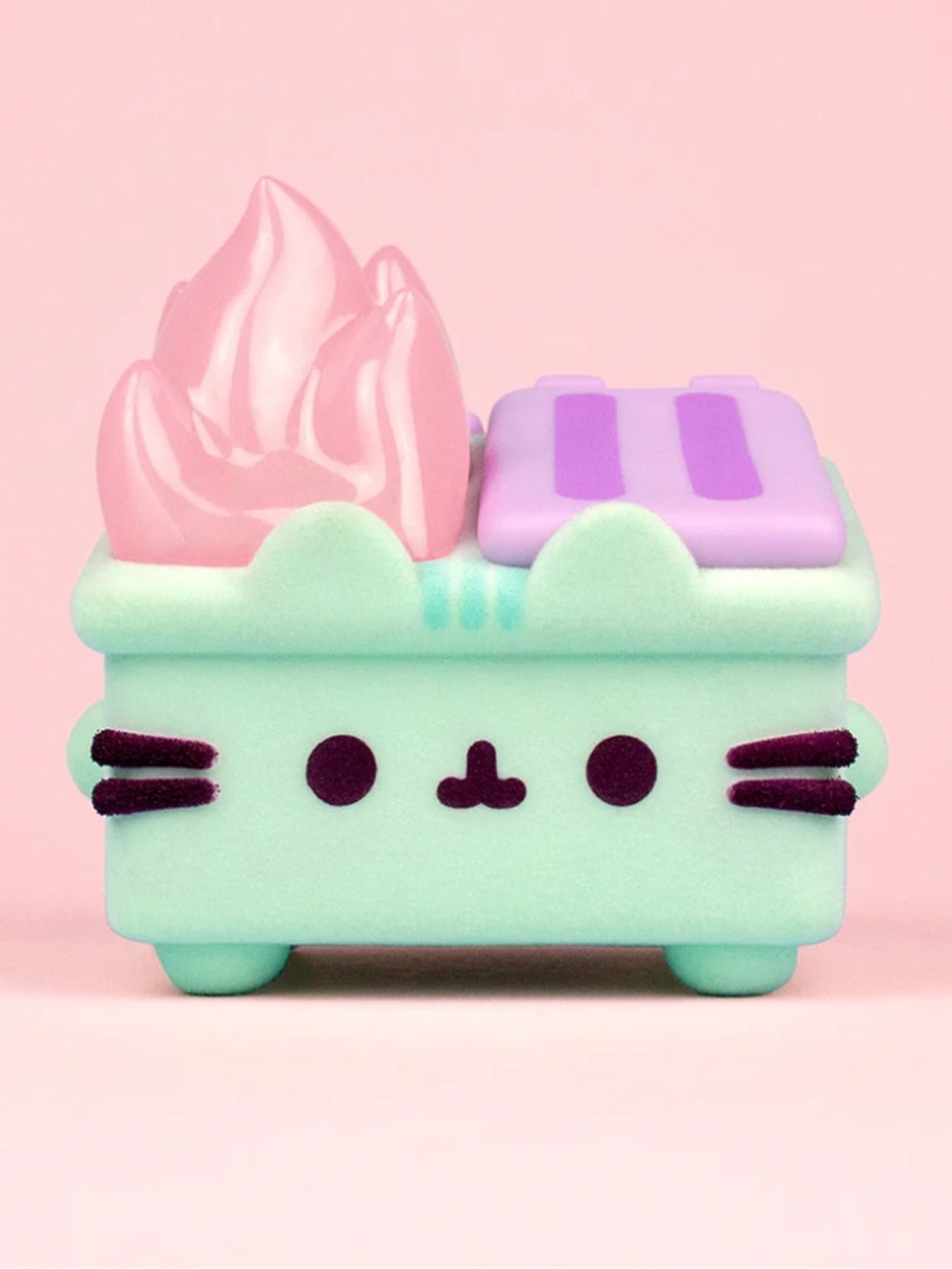 NWOT 100% Soft Pusheen Mint Green Dumpster Fire